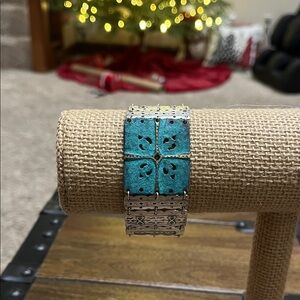 Silpada Silver and Turquoise Bracelet